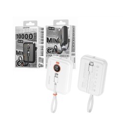 Power Bank Wekome WP-261 con Cable 22,5W 10000mAh Blanco Power Bank Wekome WP-261 con Cable 22,5W 10000mAh Blanco